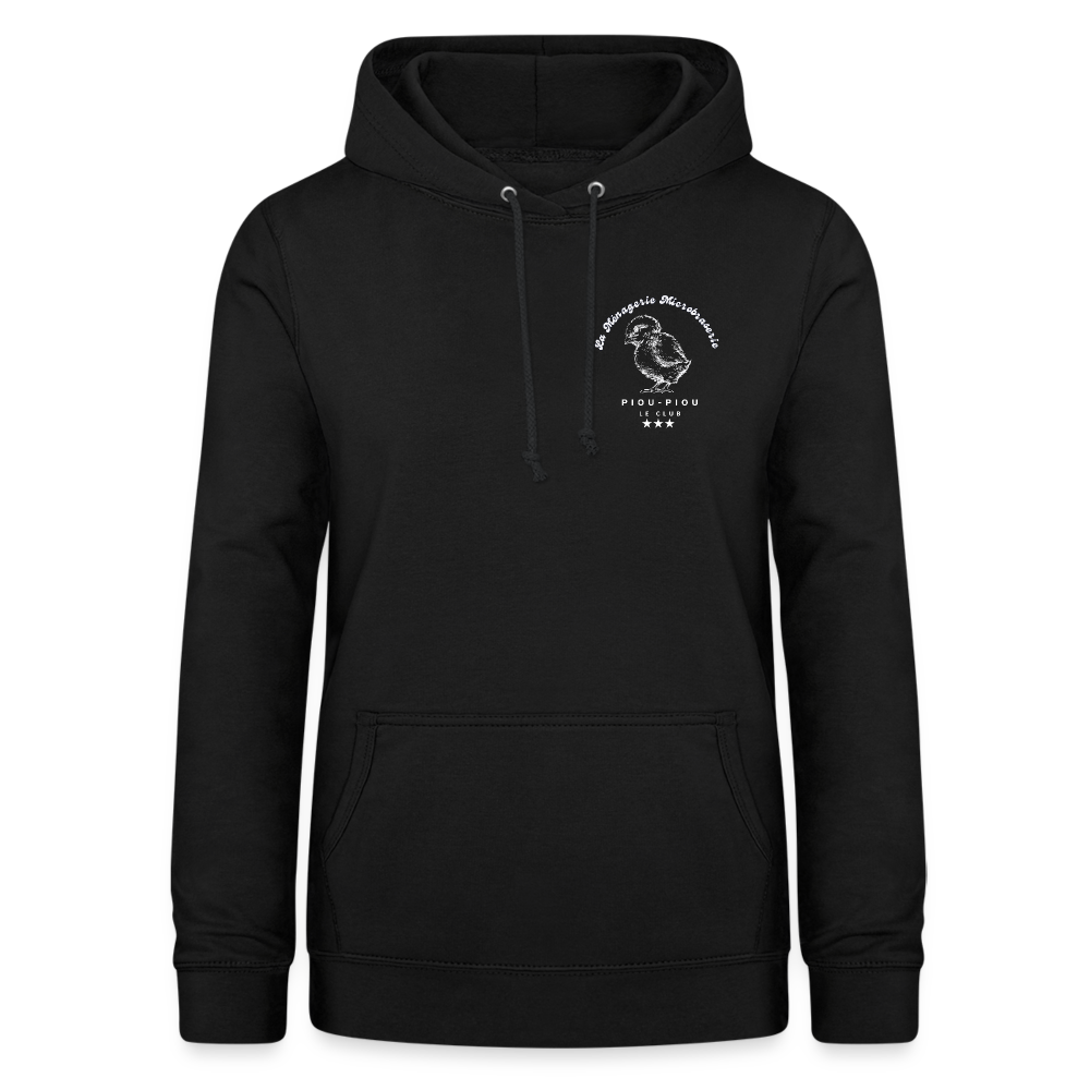 Sweat à capuche Lola 3 étoiles - noir