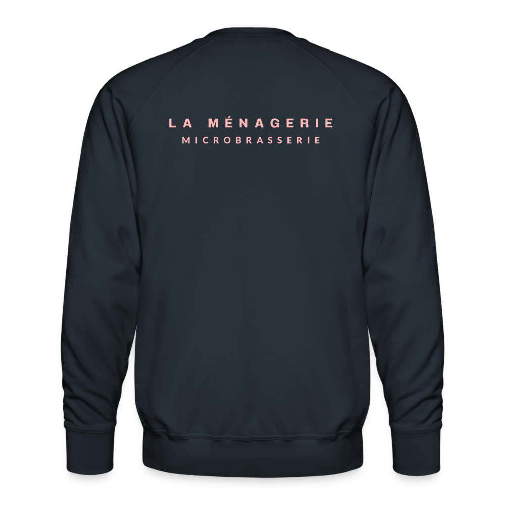 Sweat ras-du-cou Premium Homme - marine