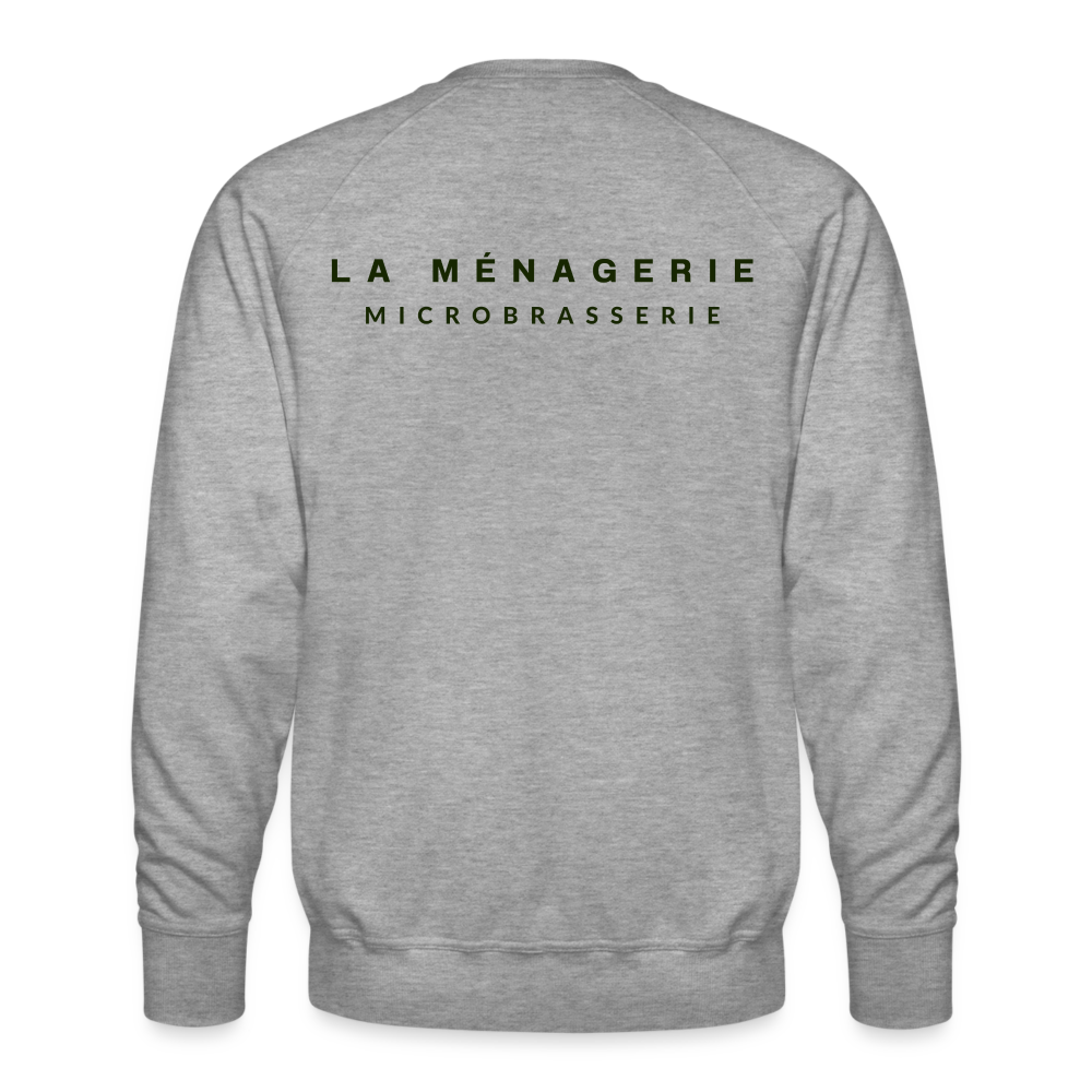 Sweat ras-du-cou Homme - gris chiné