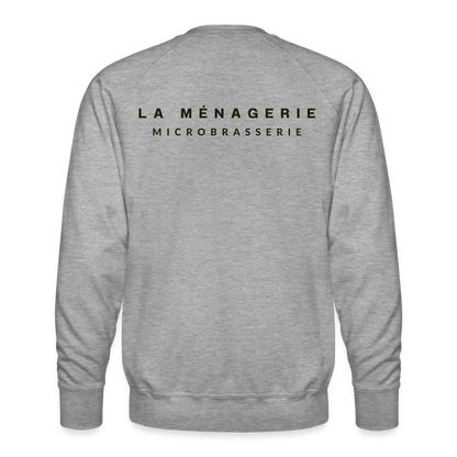 Sweat ras-du-cou Homme - gris chiné