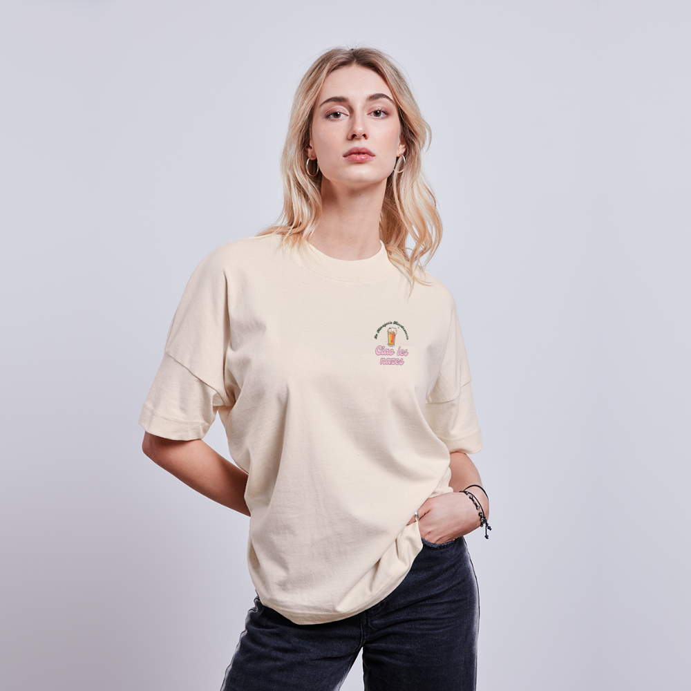 T-shirt Ciao les nazes Unisexe - blanc cassé